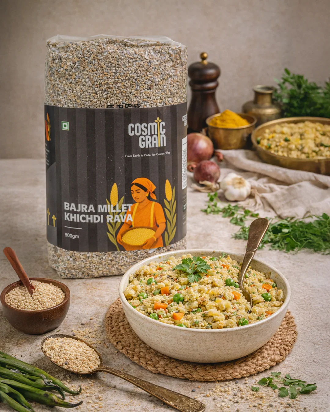 Bajra & Vegetable one-pot Khichdi
