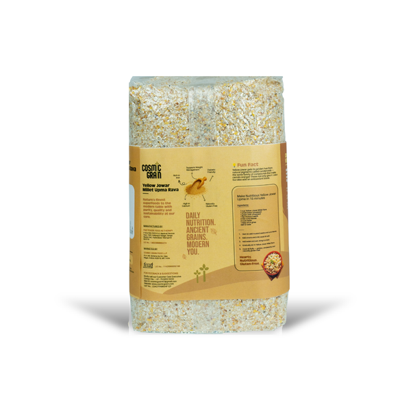 Yellow Jowar Millet Upma Rava