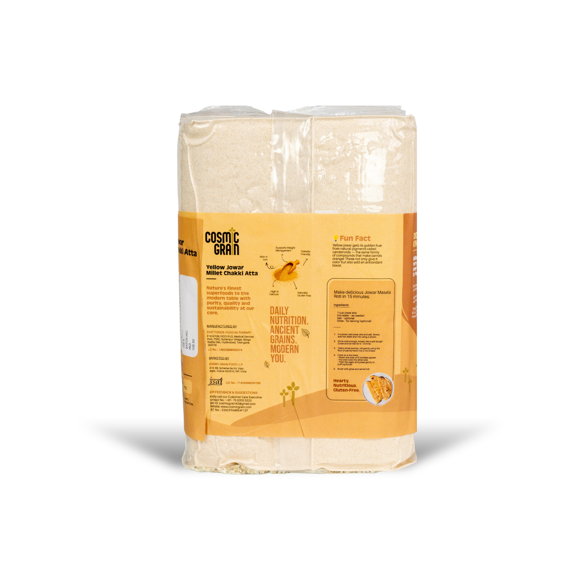 Yellow Jowar Chakki Atta