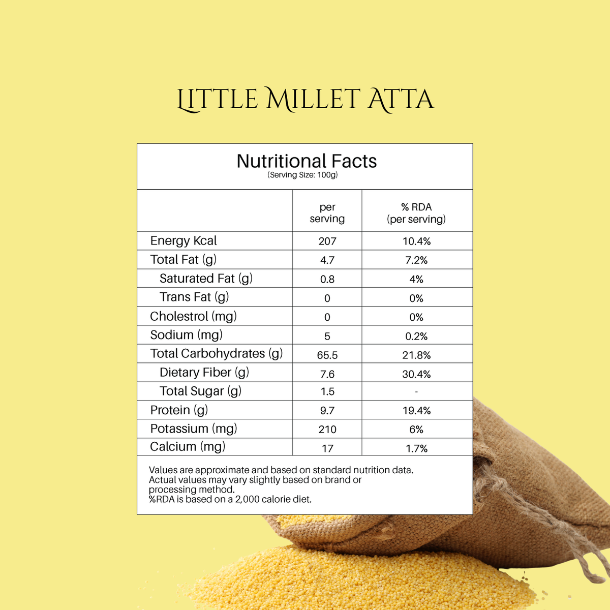 Little Millet Chakki Atta